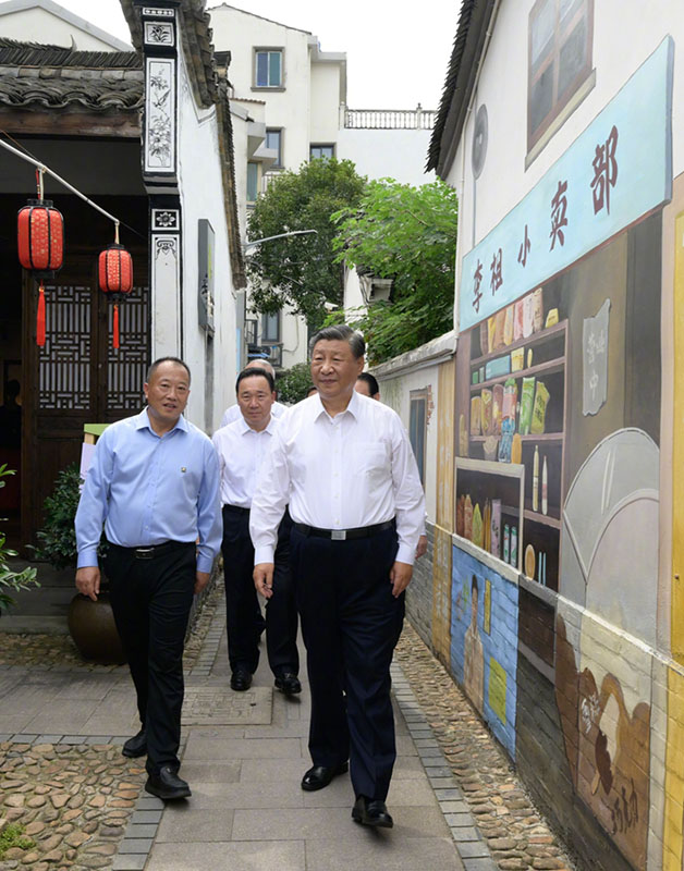 習近平在浙江金華市考察調研  「相關(guān)圖片」